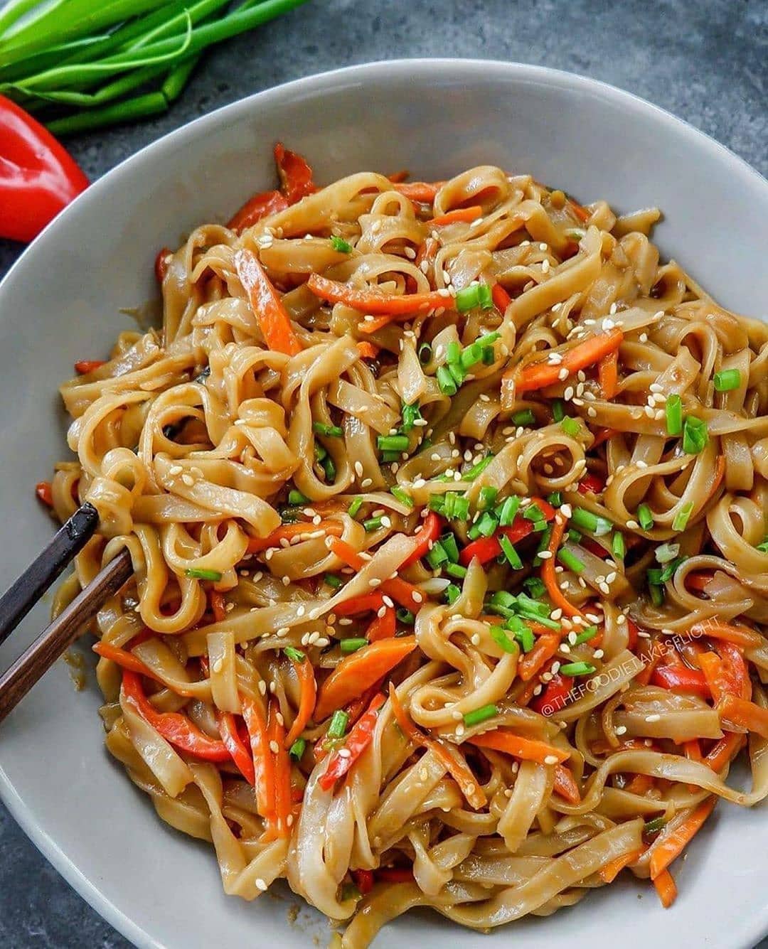 Stir-Fried Peanut Sesame Noodles