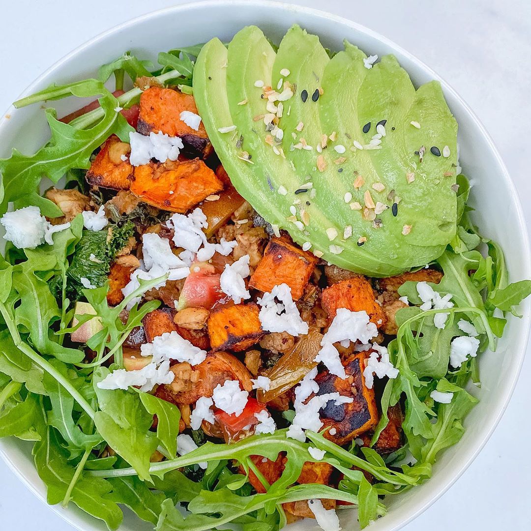 Sweet Potato Tempeh Bowl
