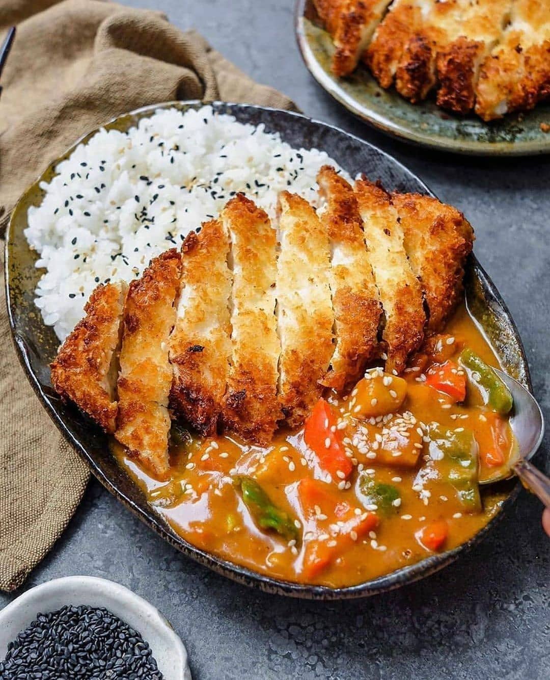 Crispy Fried Tofu Katsu