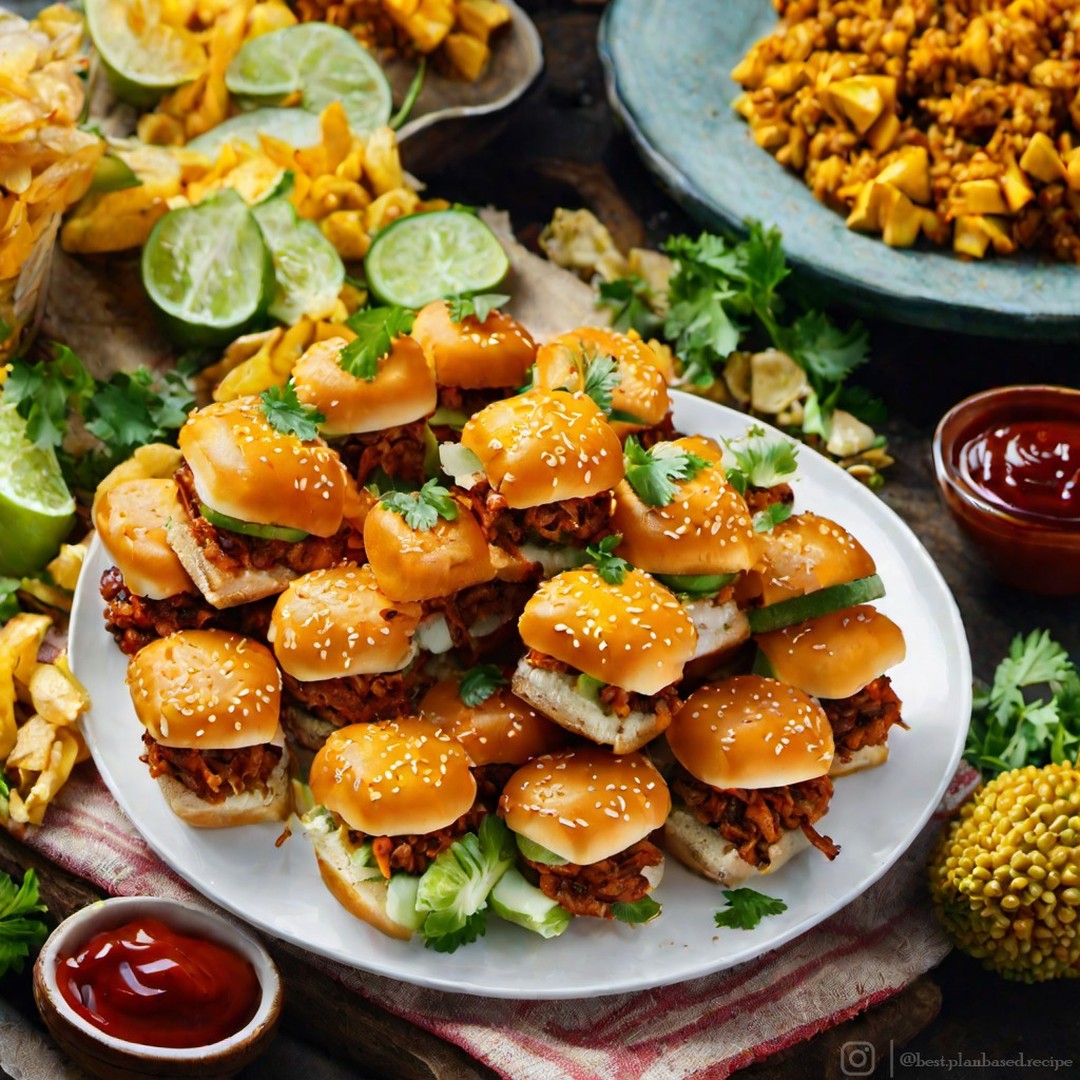 Vegan Jackfruit Barbecue Sliders