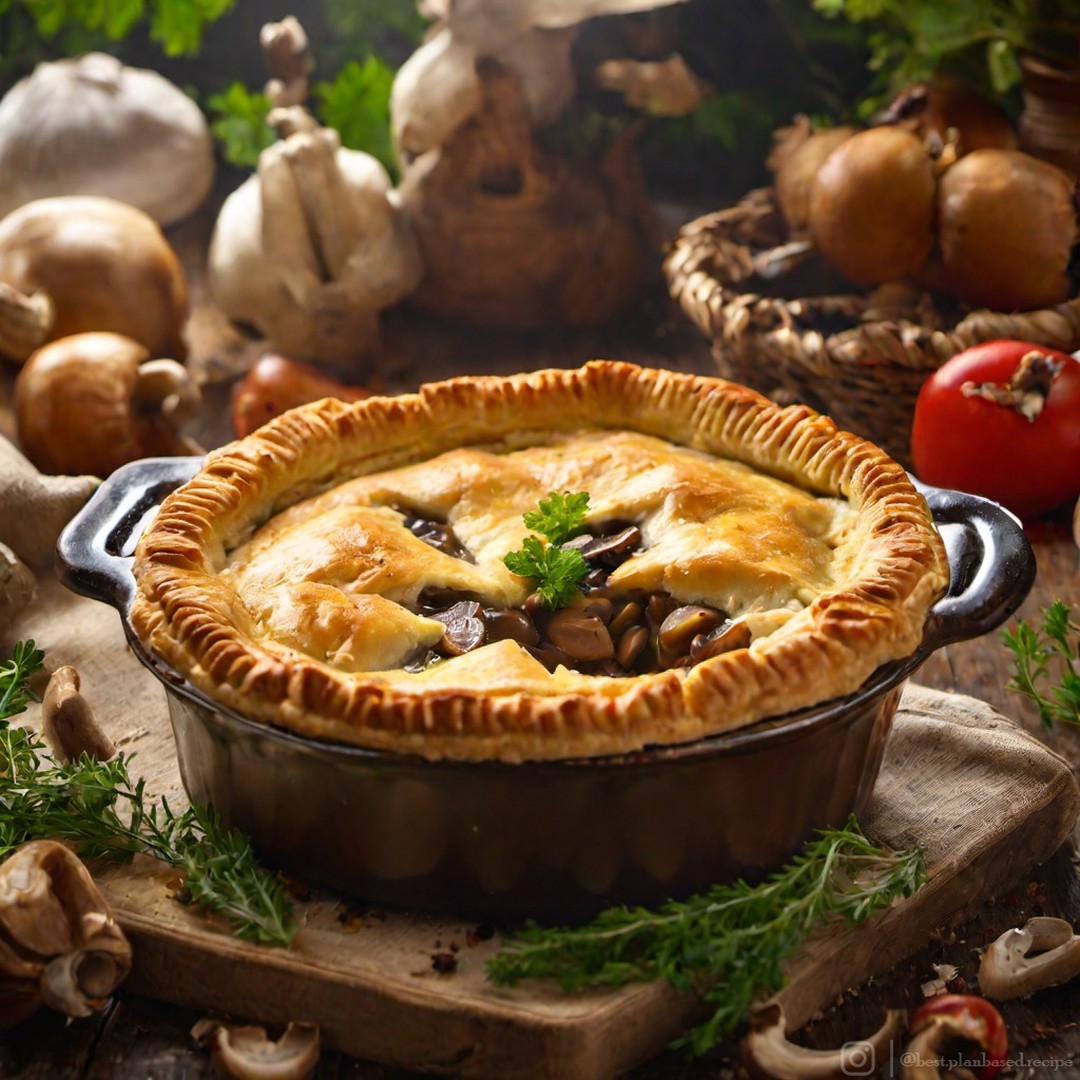 Hearty Vegan Mushroom Pot Pie