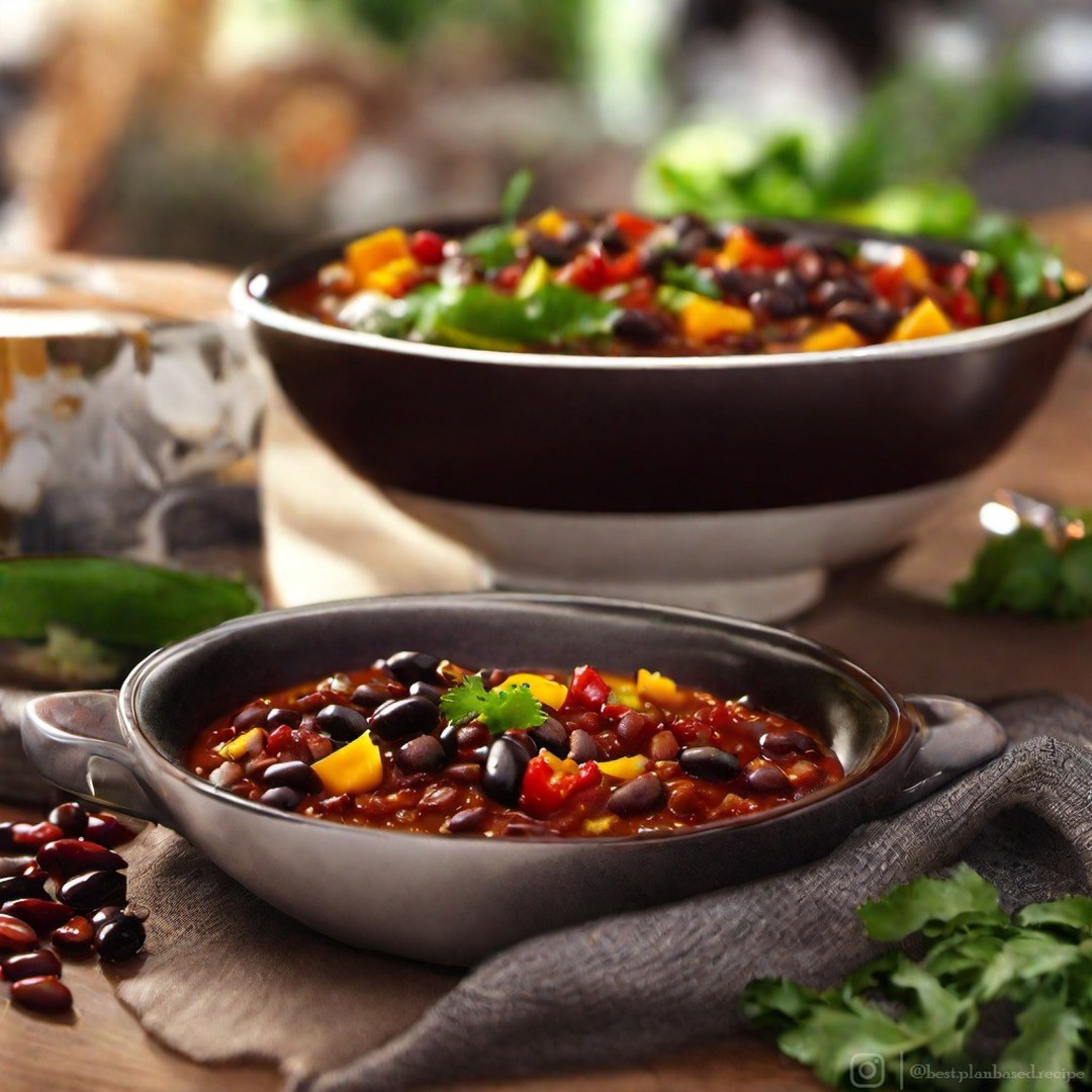 Hearty Vegan Black Bean Chili