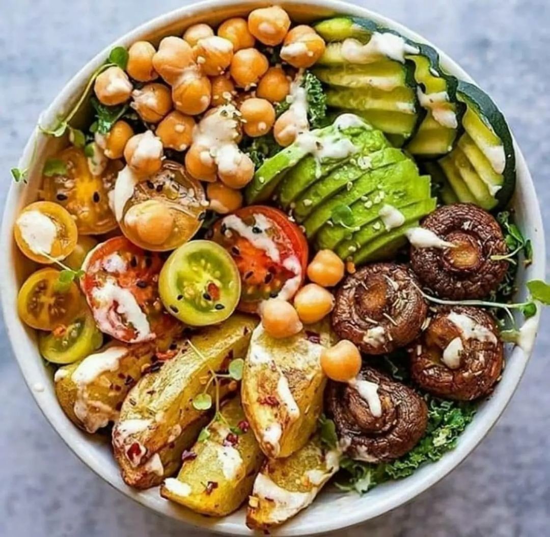 Marinated Mushroom and Kale Salad