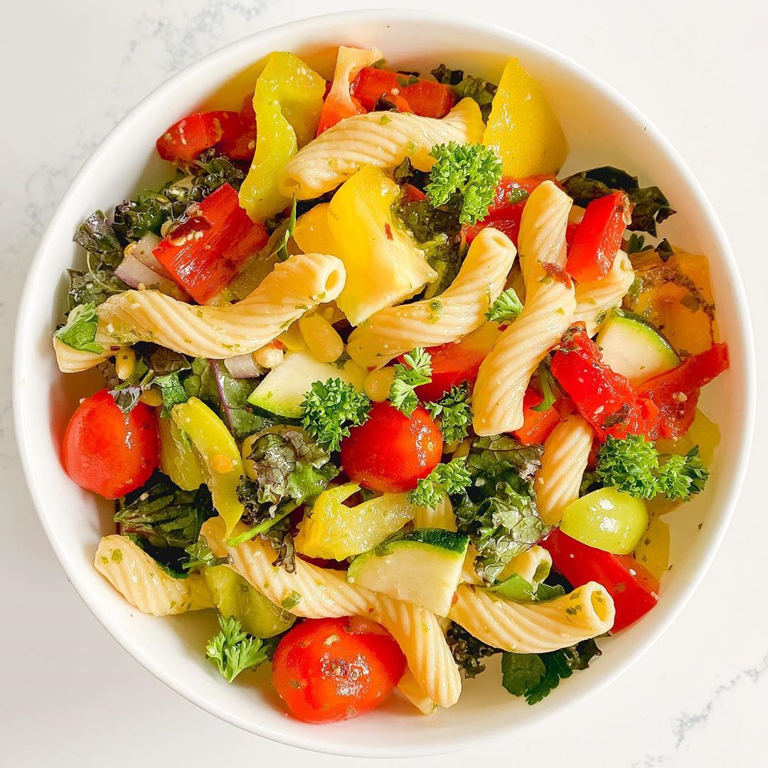 Lemon Pesto Pasta Salad