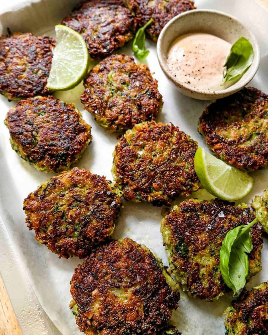 Quick Vegan Zucchini Fritters Danish Style