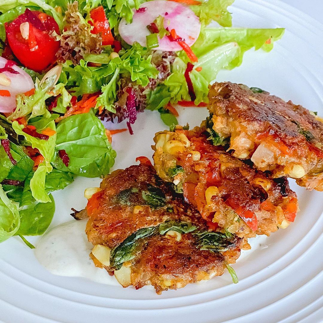 Sweet Potato Red Lentil Fritters