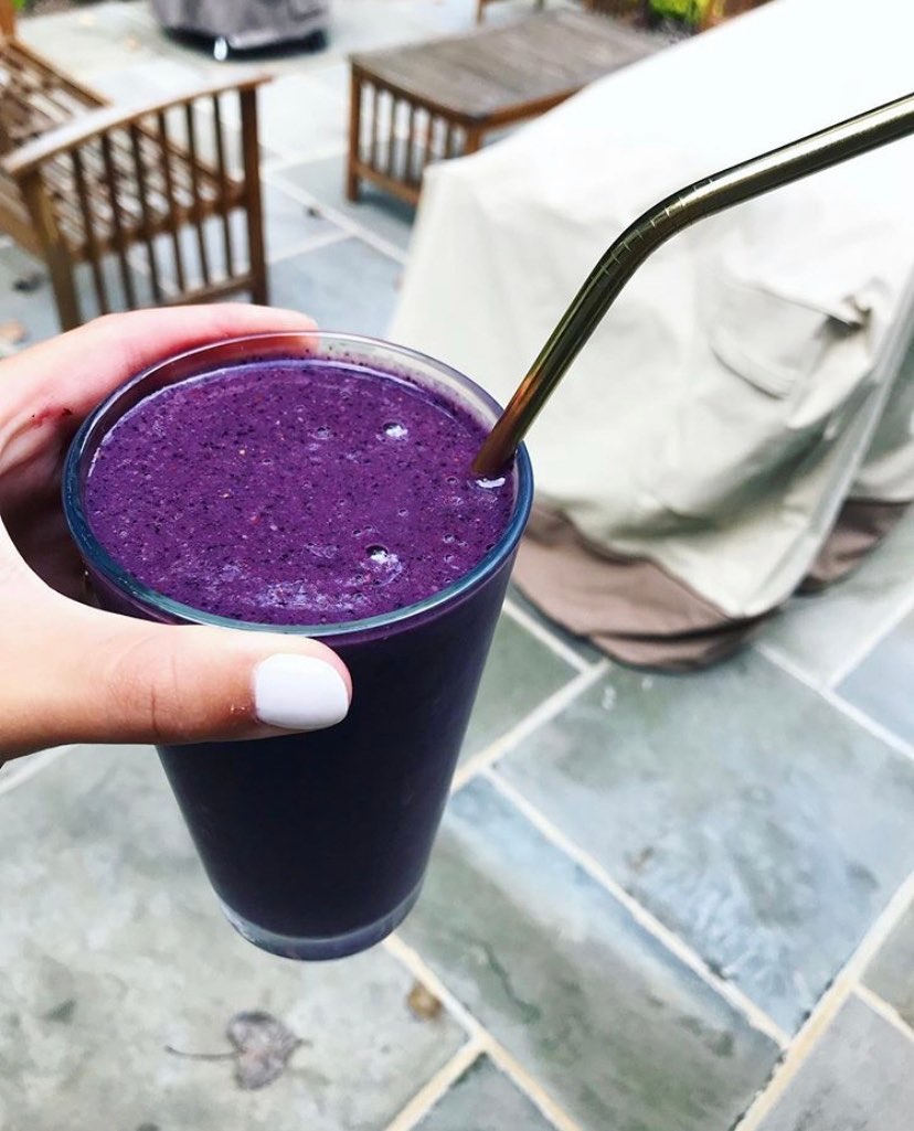 Purple Powerhouse Wild Blueberry Smoothie