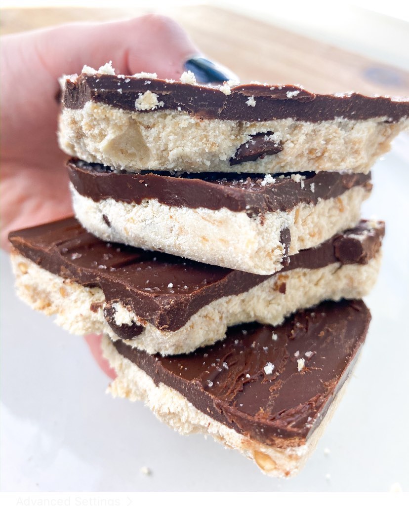 No-Bake Vegan Peanut Butter Cookie Bars