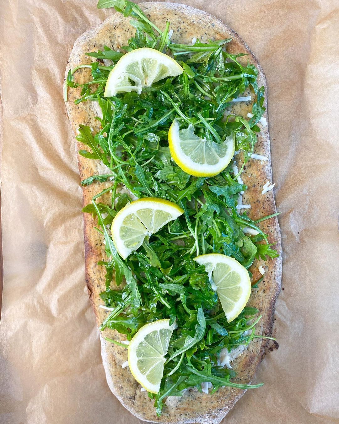 Lemon Arugula Pizza for Memorial Day