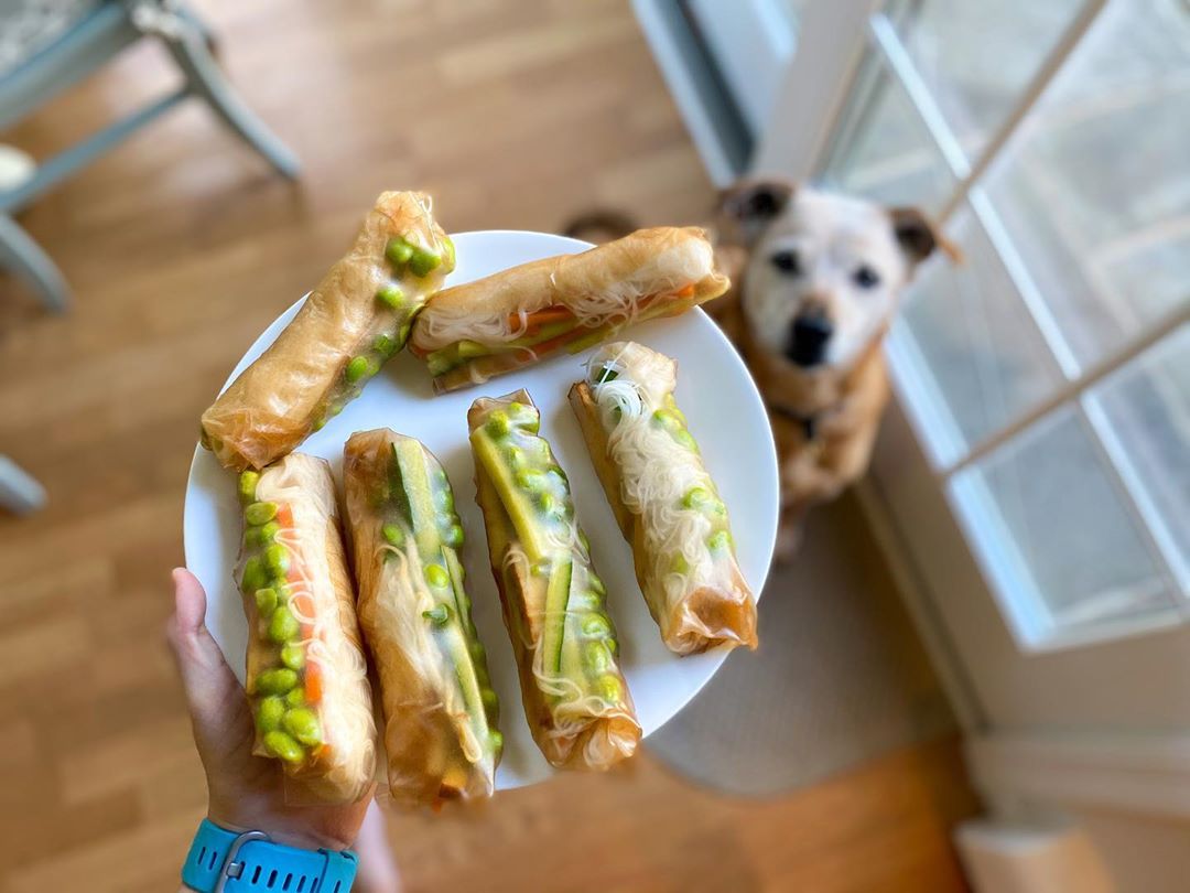 Summer Rolls with Homemade Peanut Sauce