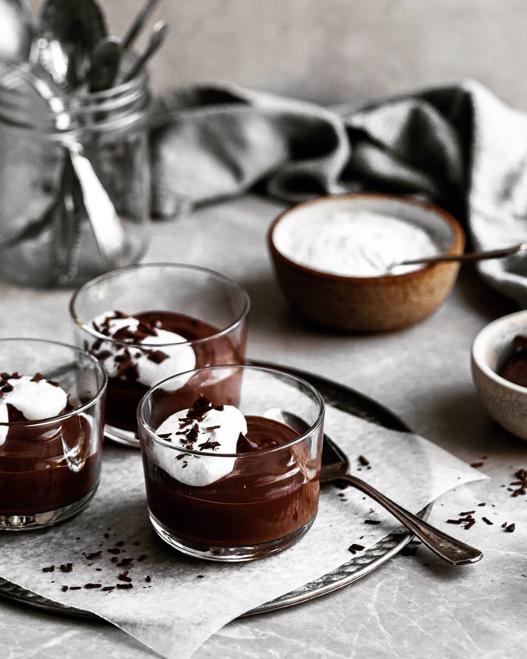 Luscious Vegan Dark Chocolate Pot de Creme