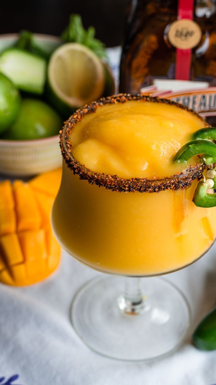 Frozen Spicy Mango Margarita