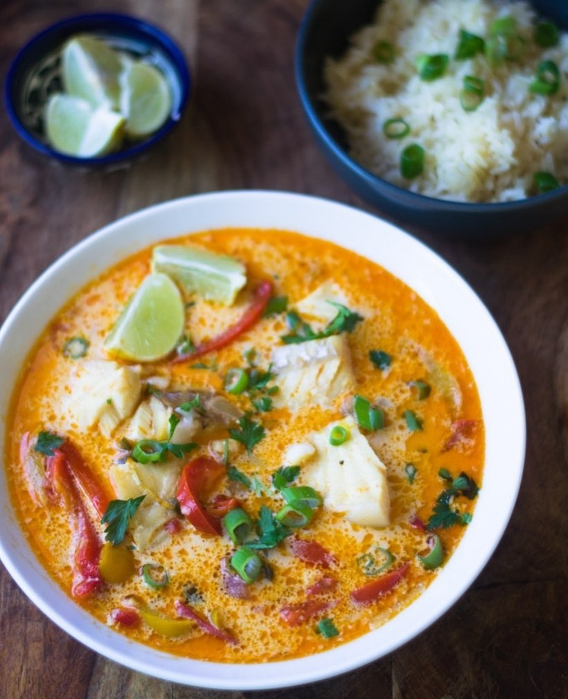 Brazilian Seafood Stew with Coconut Milk