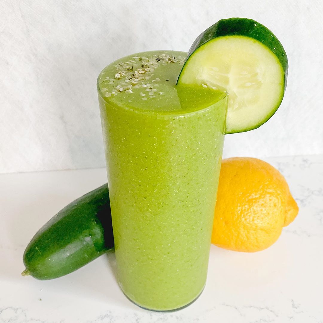 Refreshing Tropical Cucumber Green Smoothie Blend