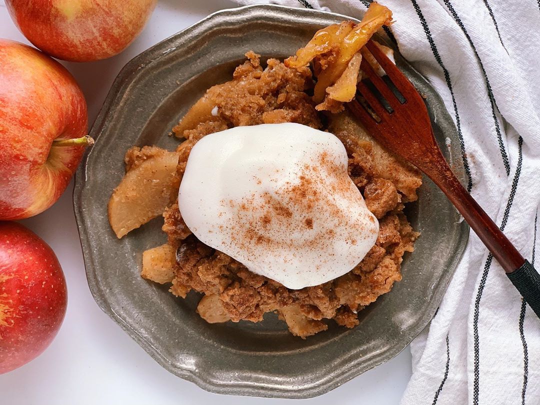 Apple Chickpea Crisp