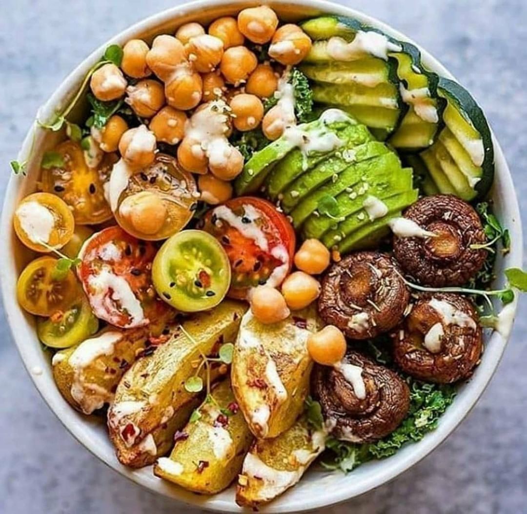 Marinated Mushroom and Kale Salad