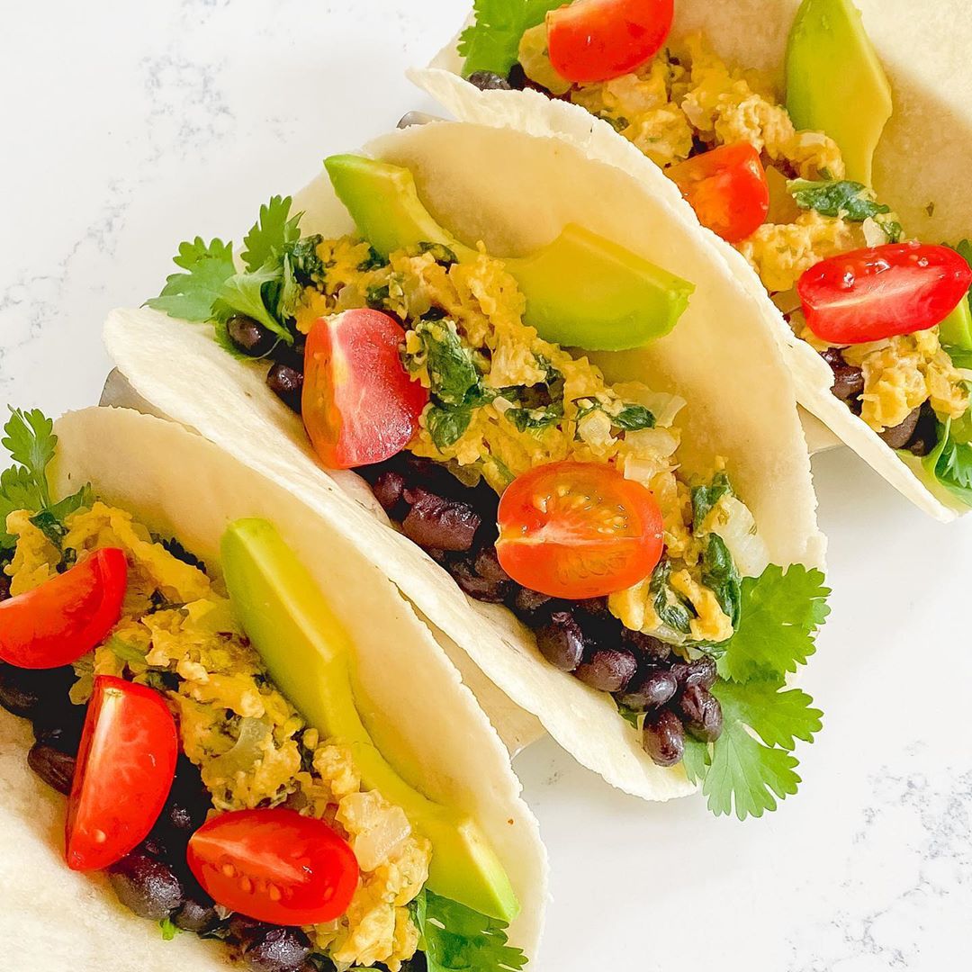 Vegan Breakfast Tacos with Just Egg