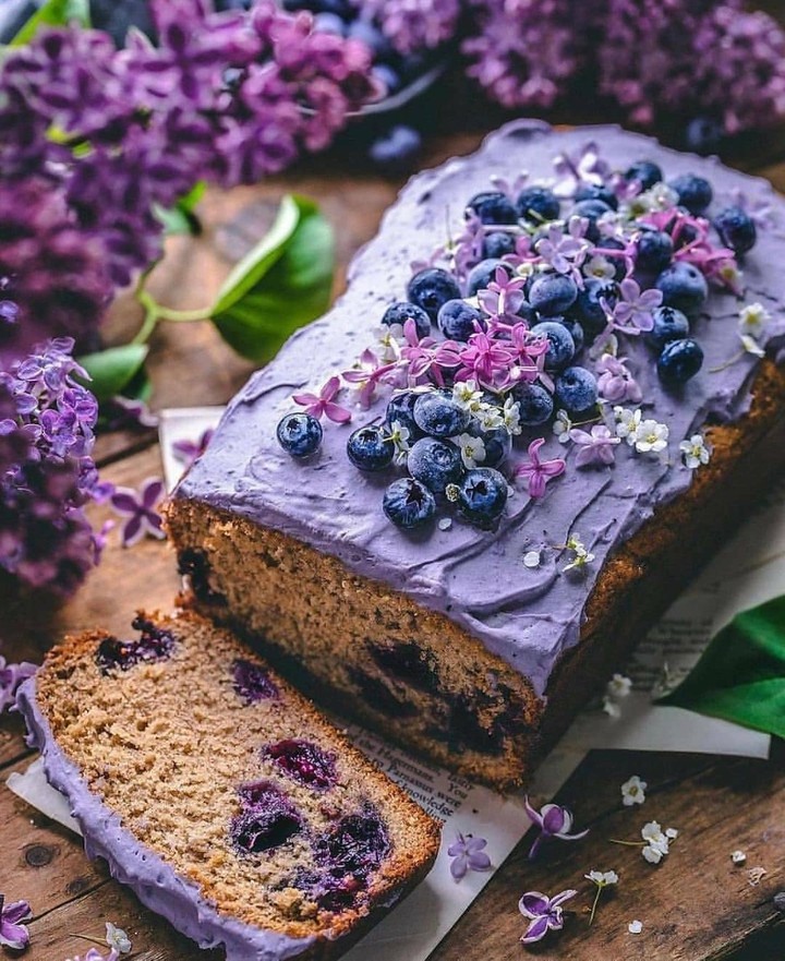 Wild Blueberry Loaf Cake