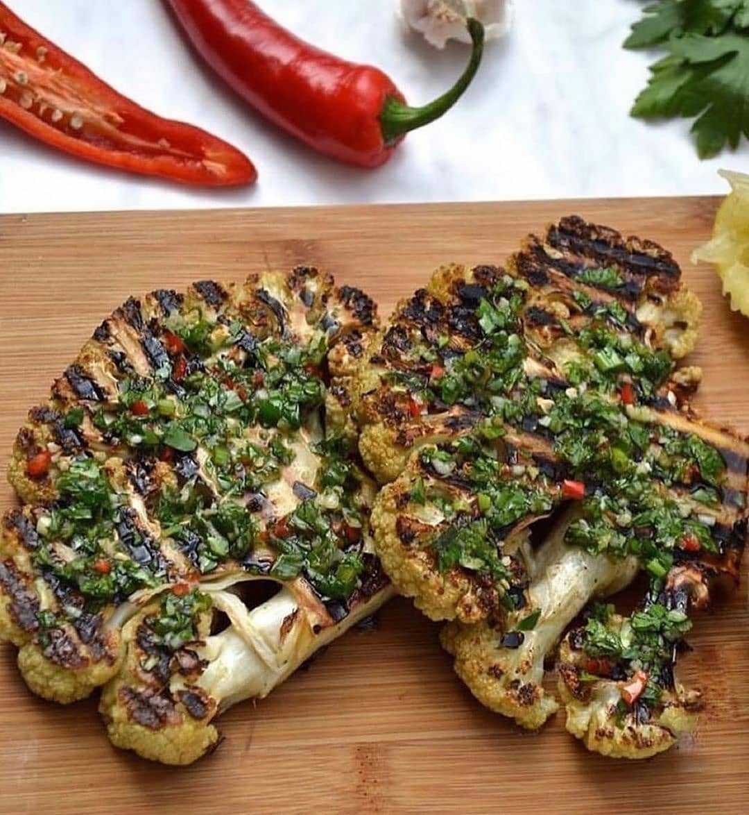 Cauliflower Steak with Chimichurri