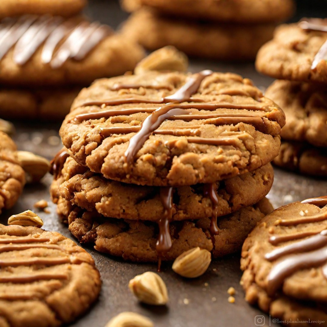 Vegan Peanut Butter Chocolate Chip Cookies