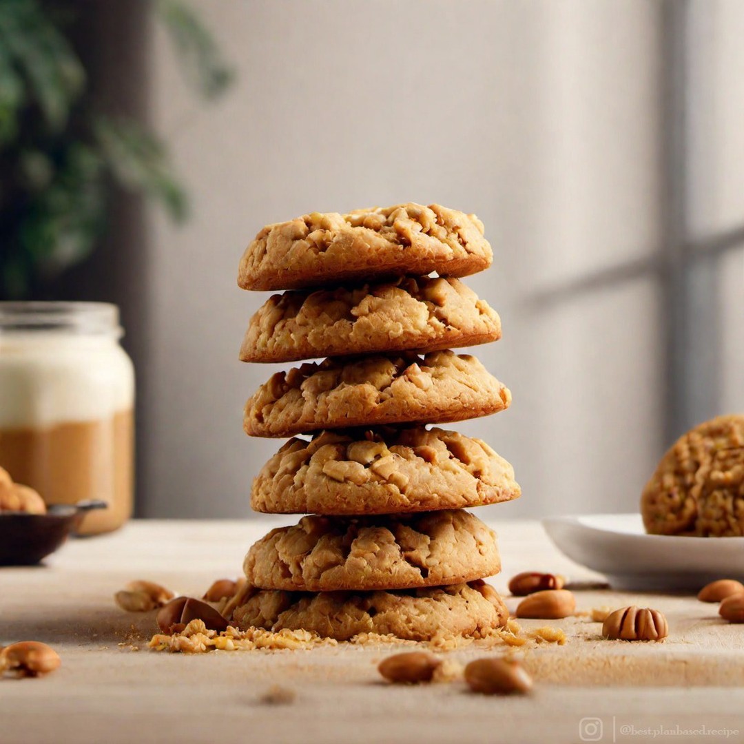 Vegan Peanut Butter Chocolate Chip Cookies