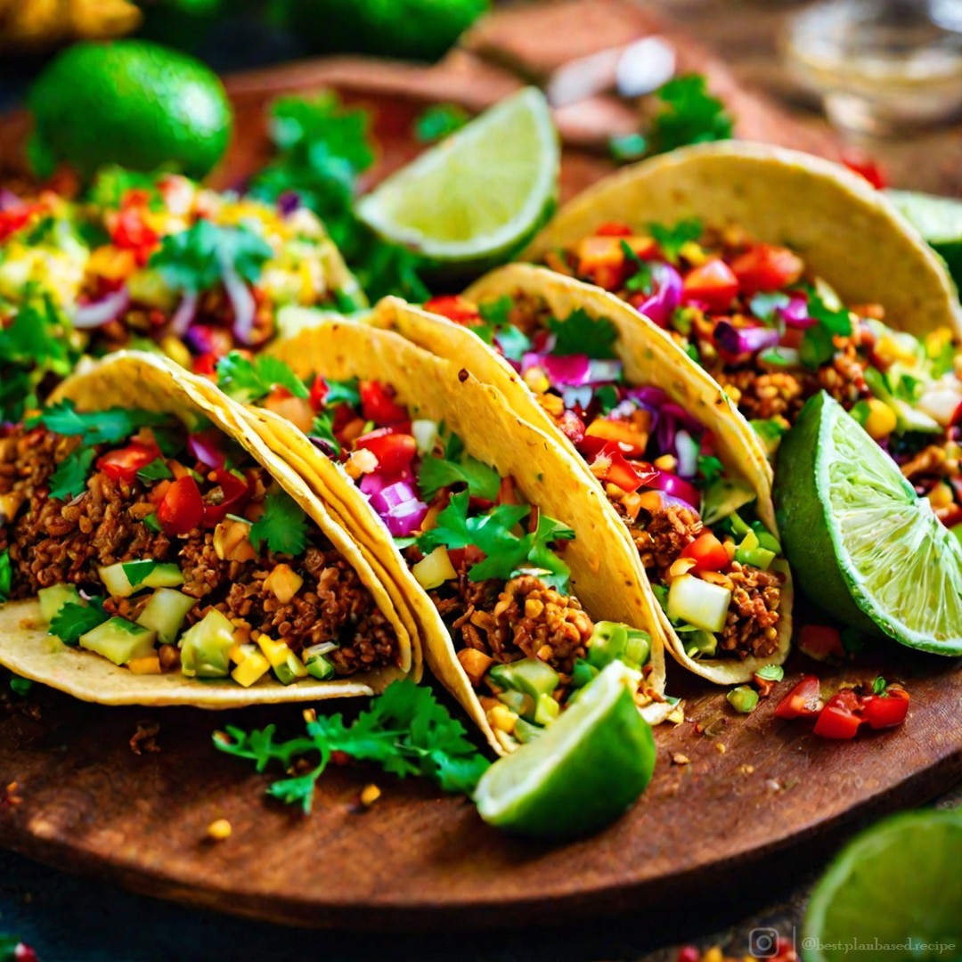 Smoky Vegan Jackfruit Tacos with Cilantro and Lime