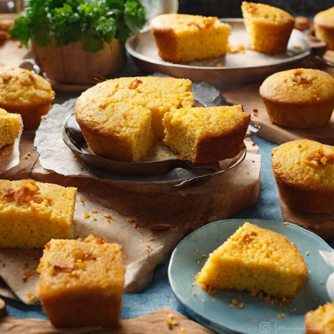 Classic Vegan Cornbread with Non-Dairy Milk
