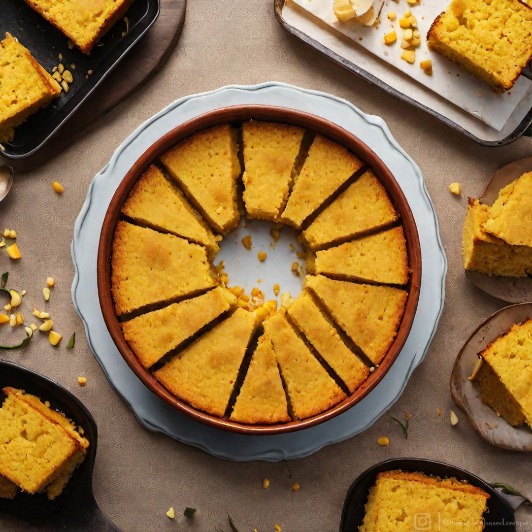 Classic Vegan Cornbread with Non-Dairy Milk
