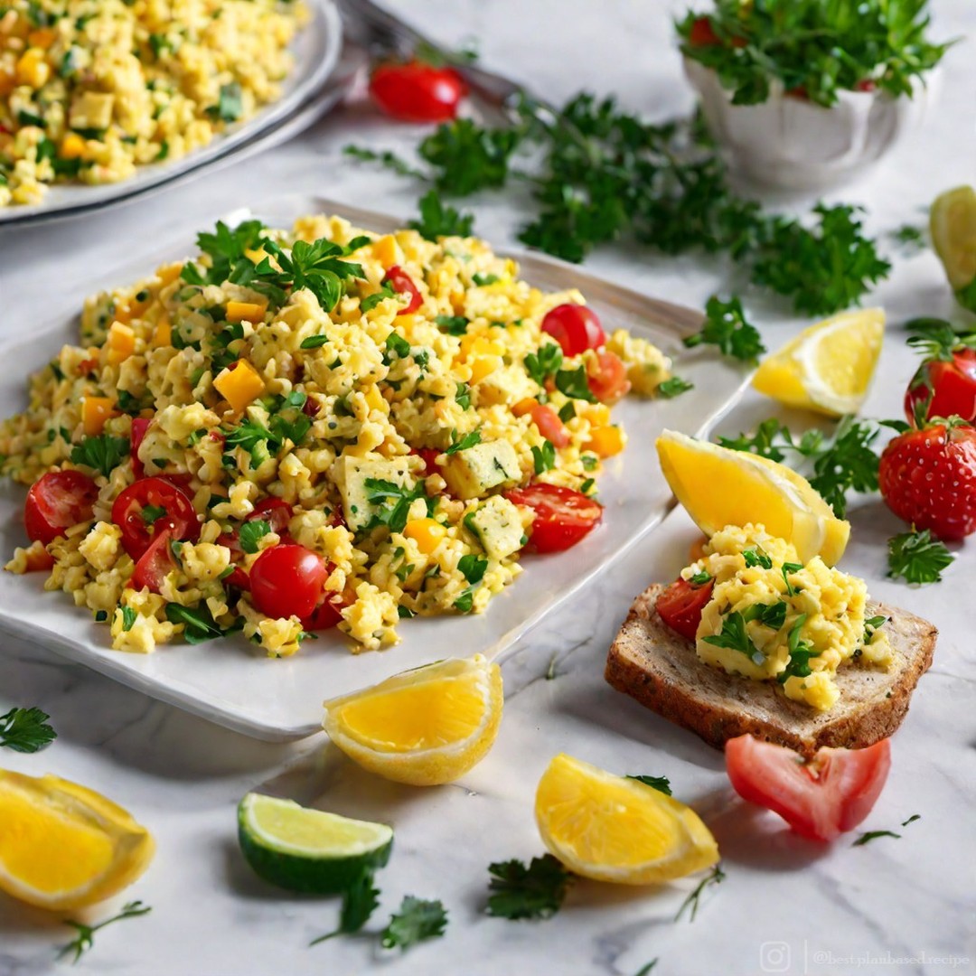 Easy Vegan Tofu Scramble Breakfast