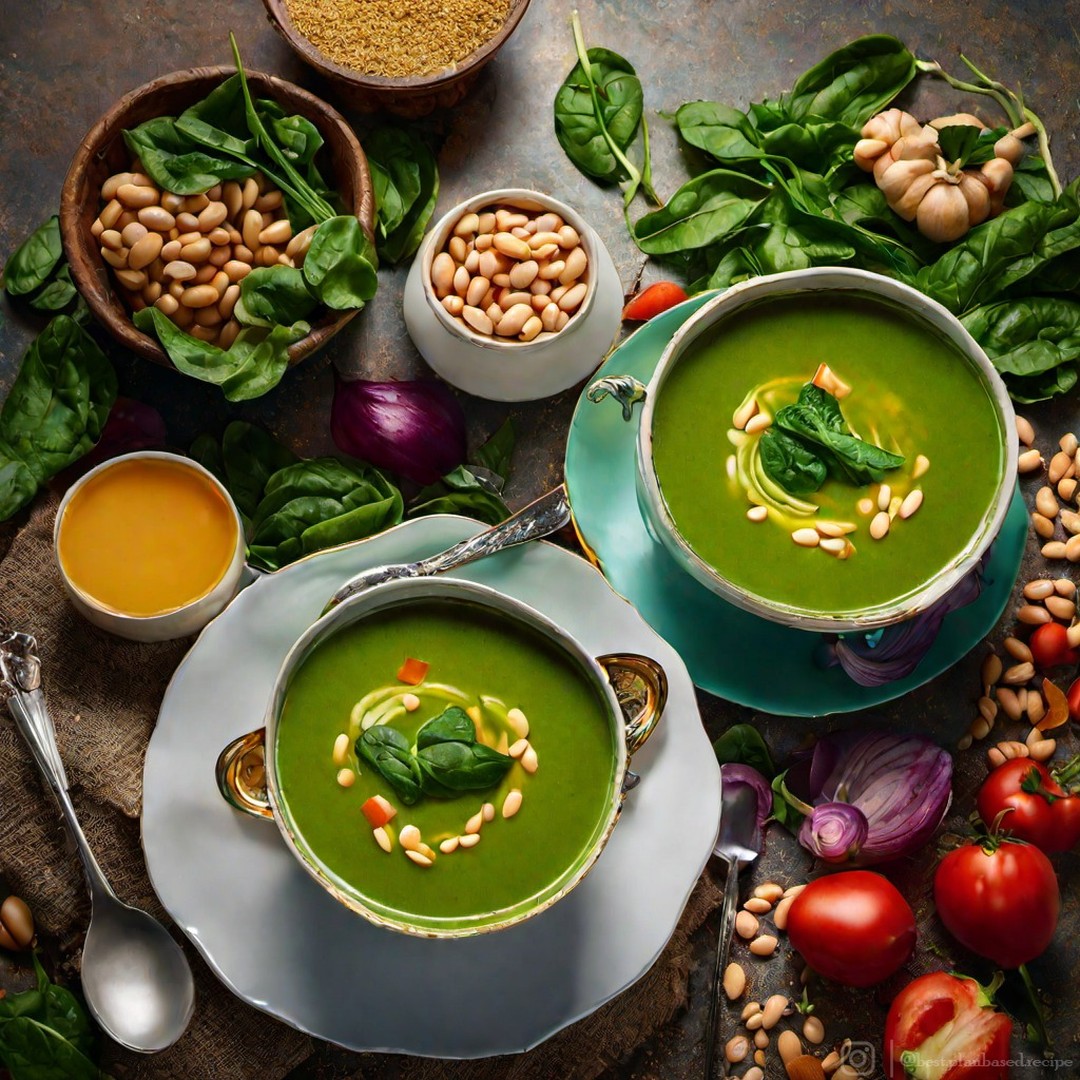 Vegan Spinach and White Bean Soup