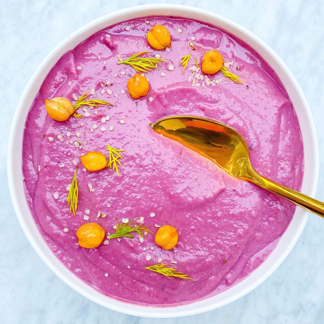 Vegan Purple Veggie Soup