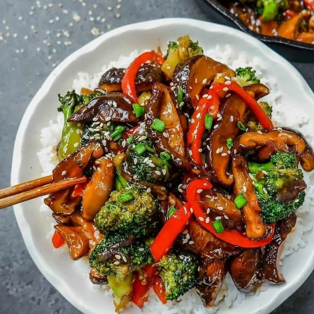Vegan Chinese Style No Beef Broccoli