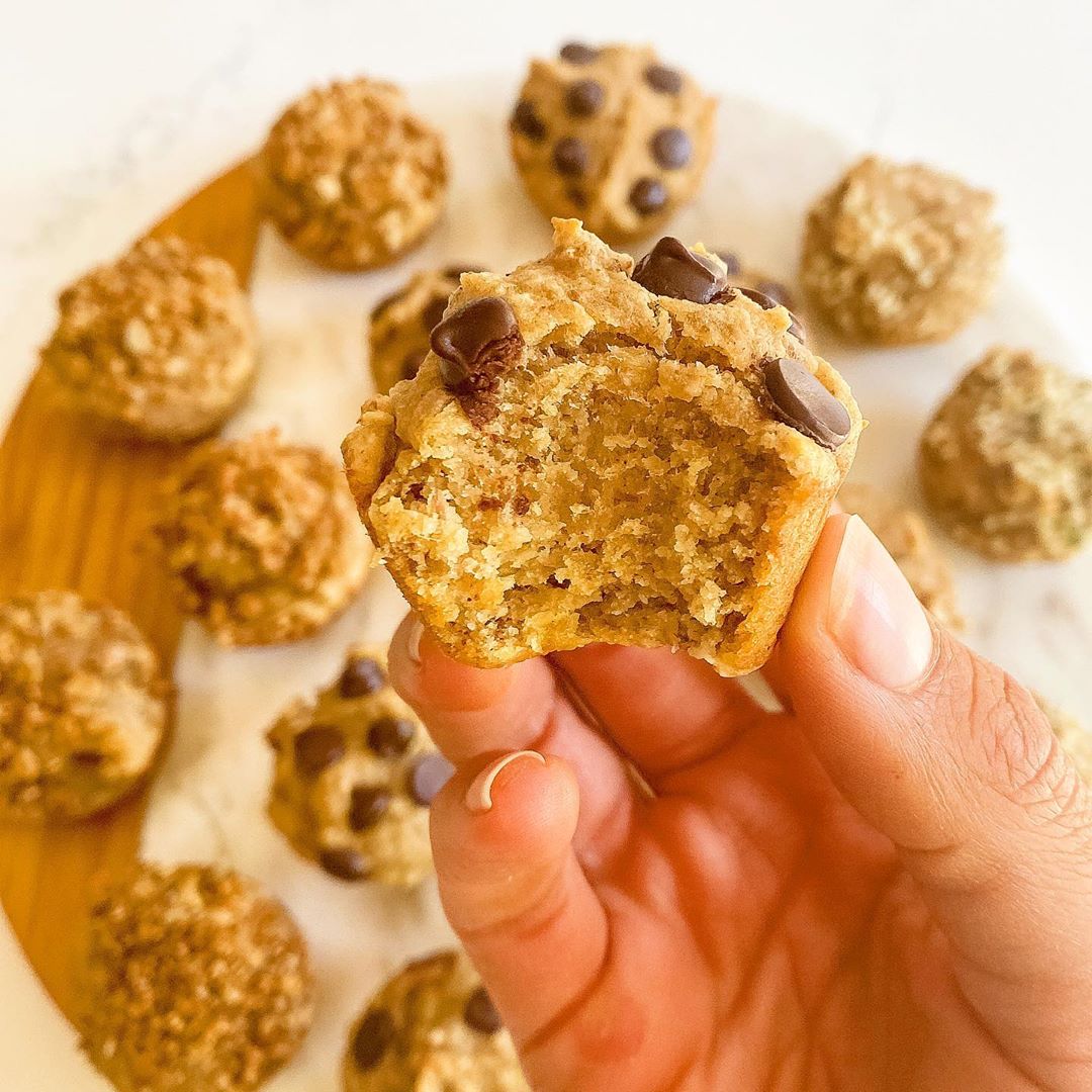 Peanut Butter Banana Muffins