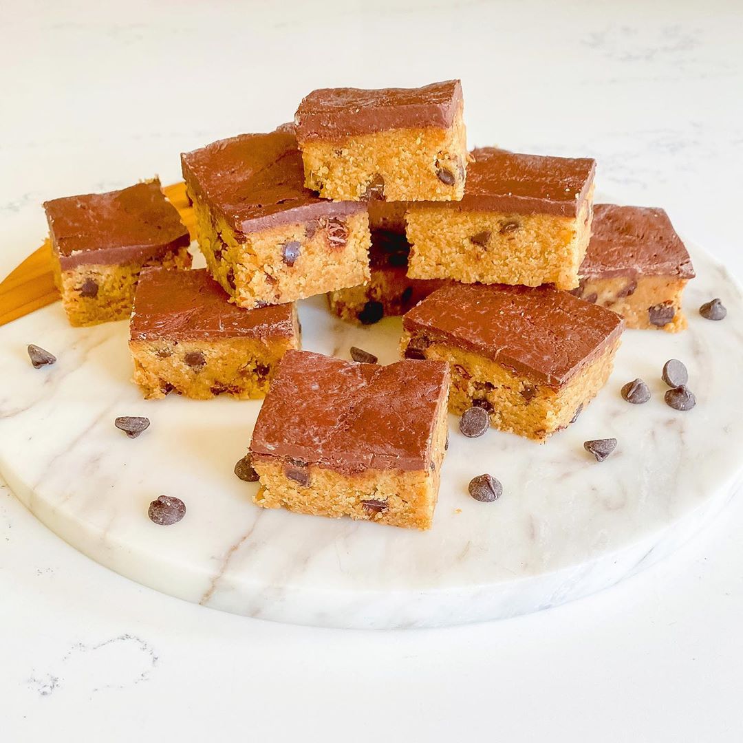 No-Bake Protein-Packed Cookie Dough Bars