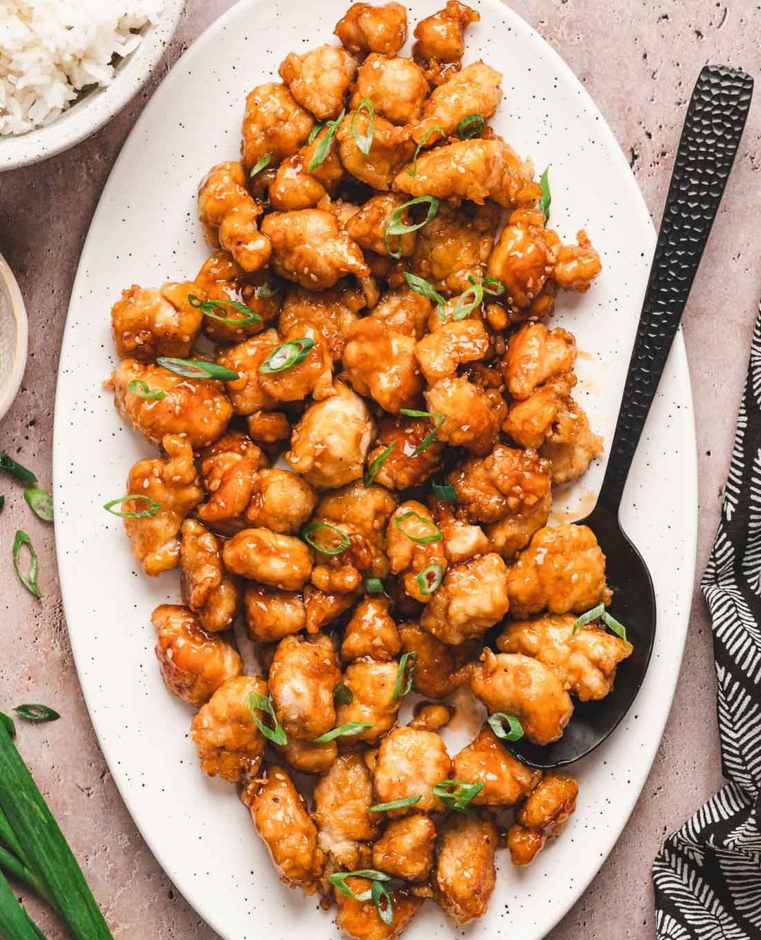 20 Minute Crispy Sticky Sesame Chicken Takeout Style