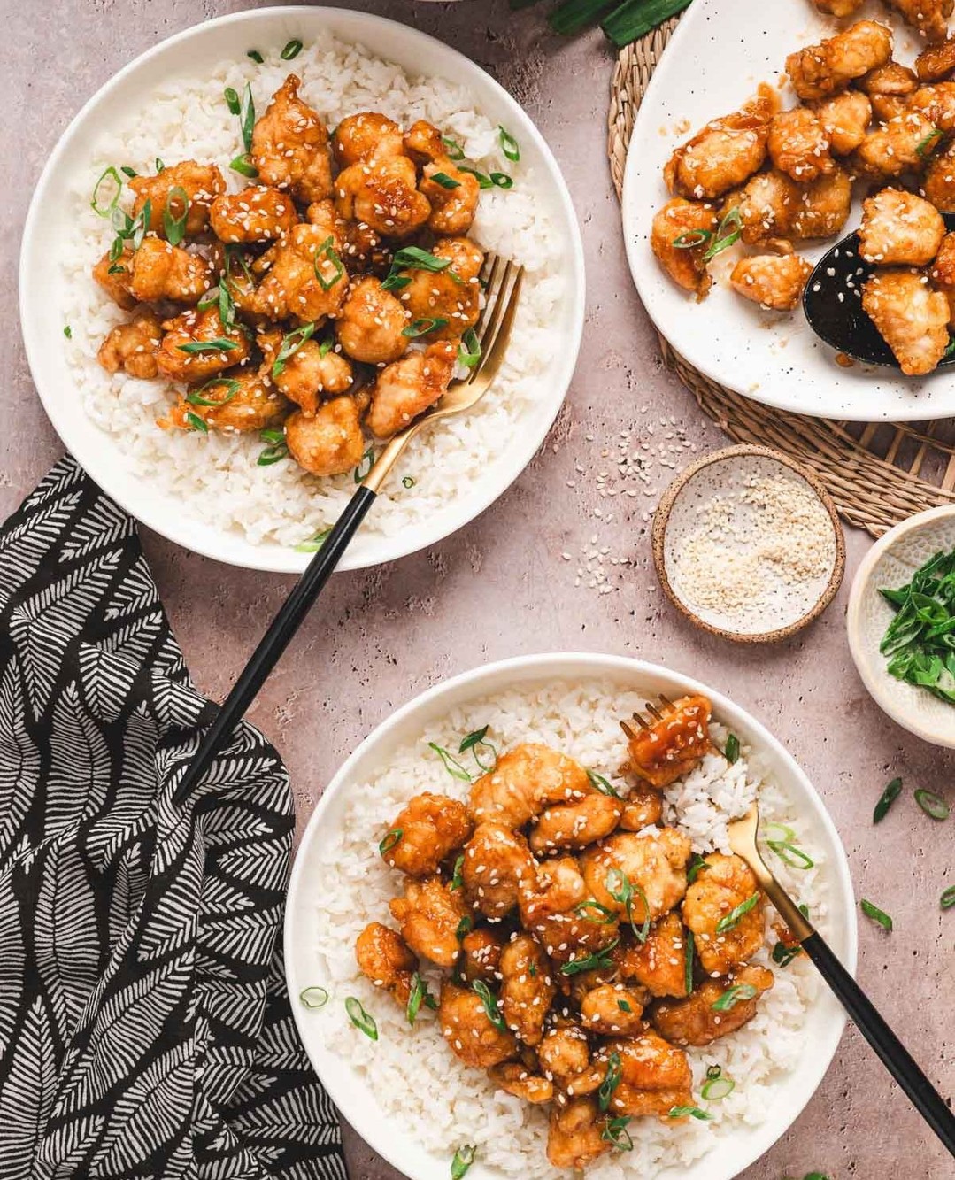 20 Minute Crispy Sticky Sesame Chicken Takeout Style