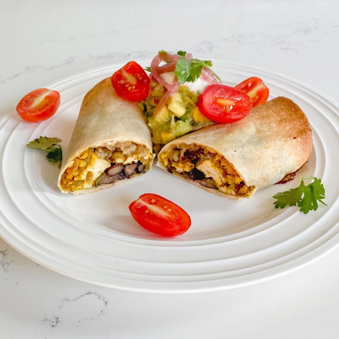 Easy Breakfast Taquitos with Tofu Scramble