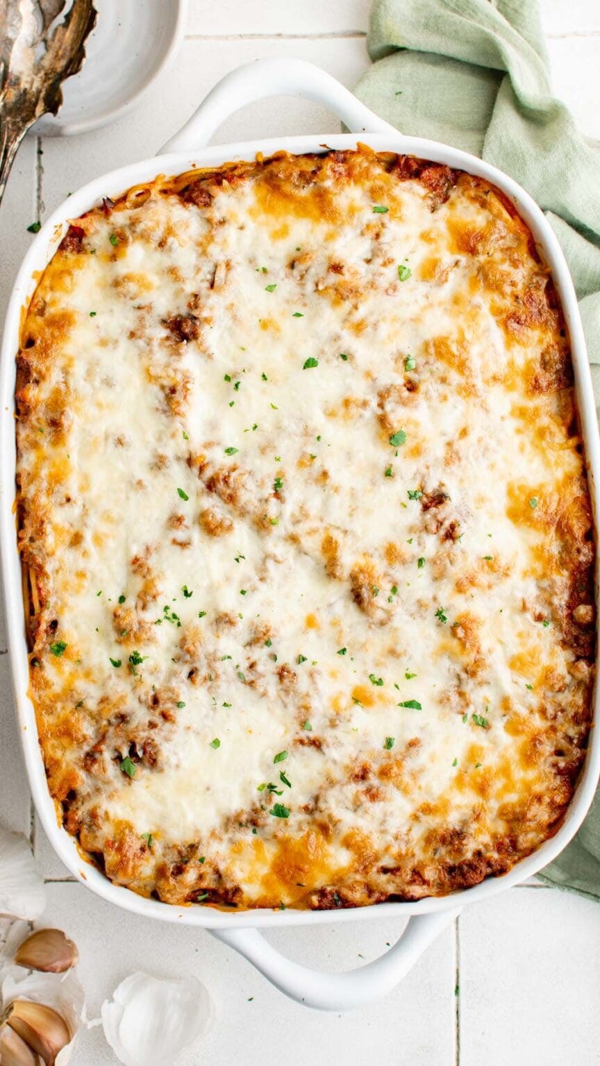 Ultimate Million Dollar Spaghetti Casserole
