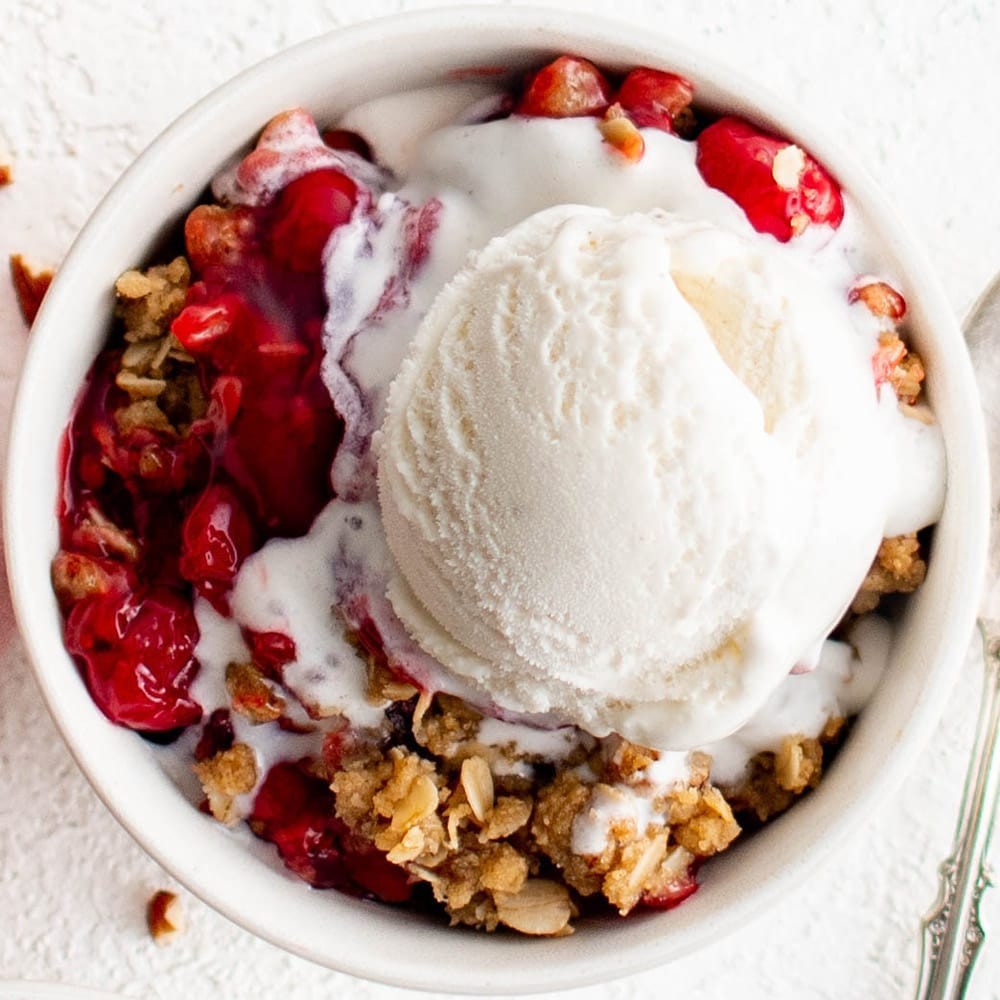 Quick and Easy Cherry Crisp Dessert