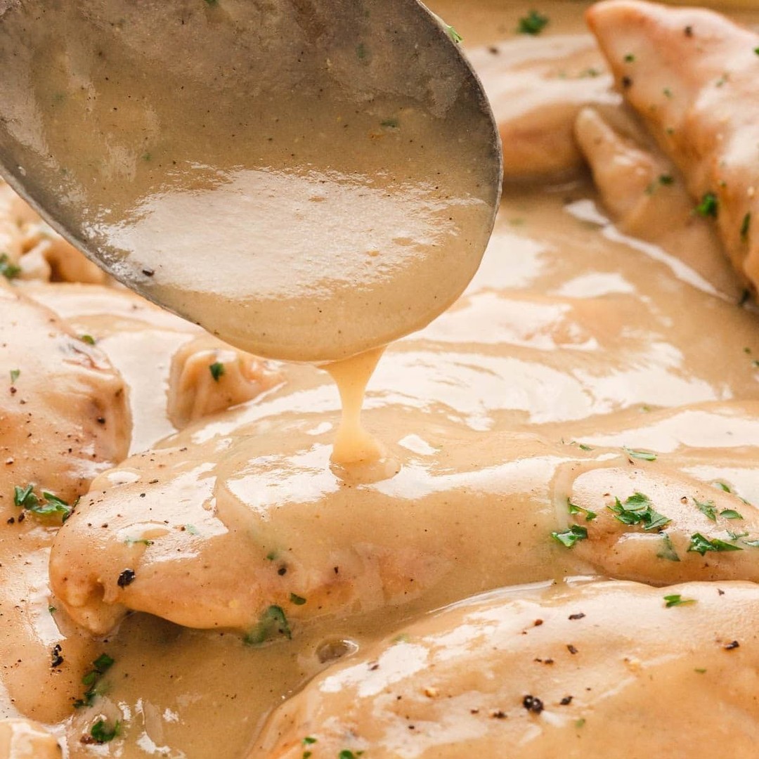 Pan-Seared Chicken Tenders with Homemade Gravy