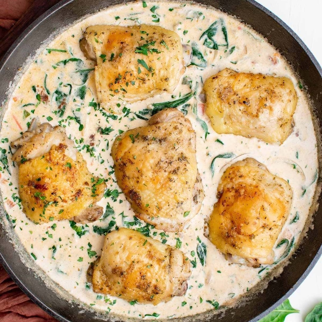 Creamy Tuscan Chicken Skillet