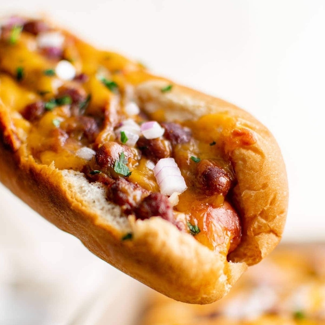 Easy Baked Chili Cheese Dogs for Parties