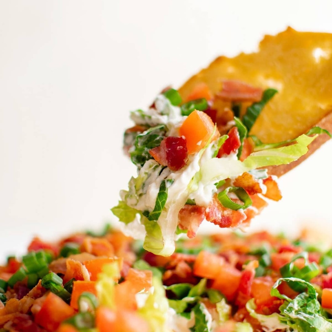 Creamy Blt Dip with Crostini