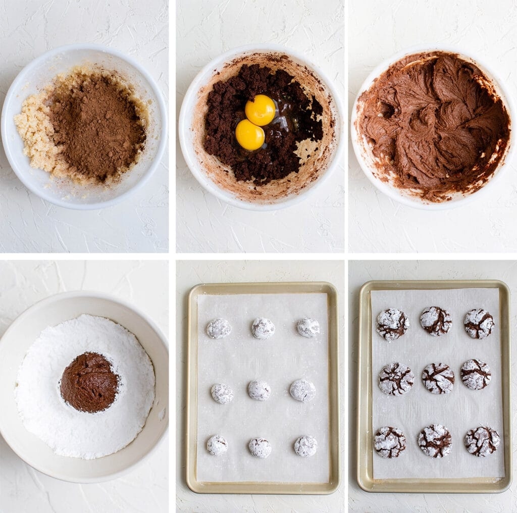 Irresistibly Fudgy Chocolate Crinkle Cookies
