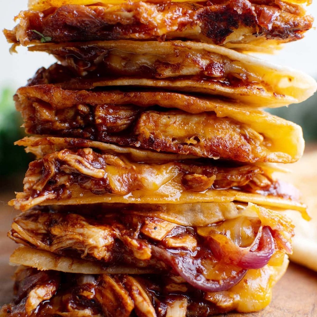 Bbq Chicken and Cheese Quesadillas