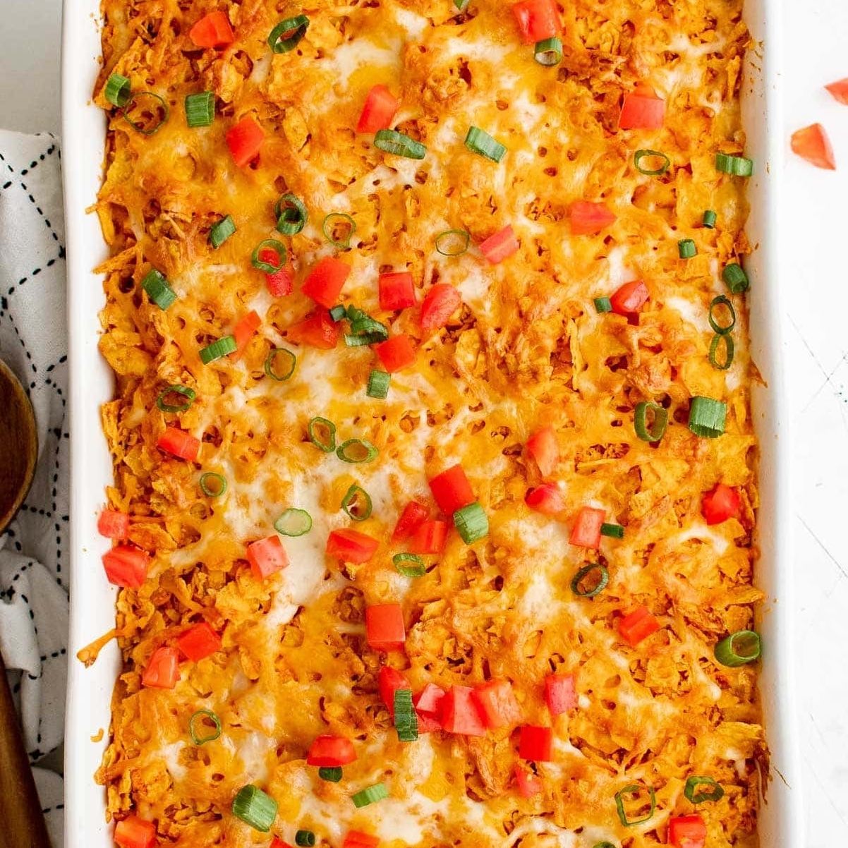 Creamy Cheesy Dorito Chicken Casserole