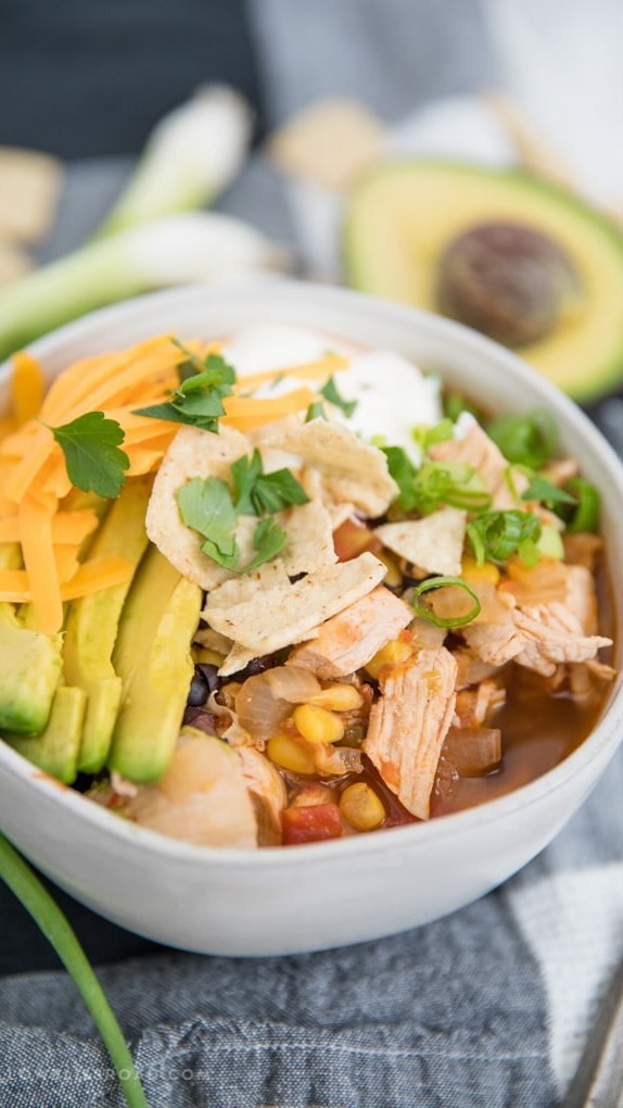 Instant Pot Chicken Tortilla Soup