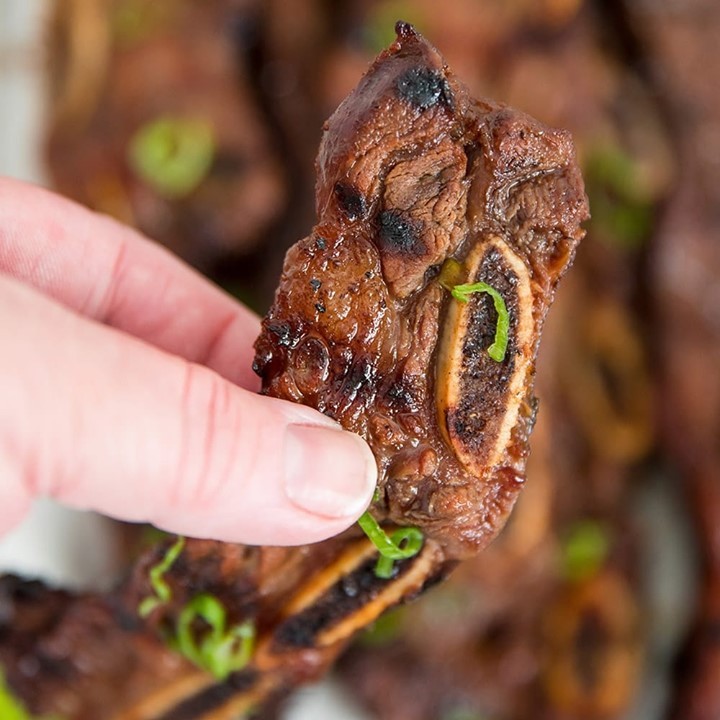 Grilled Korean Short Ribs Kalbi Style