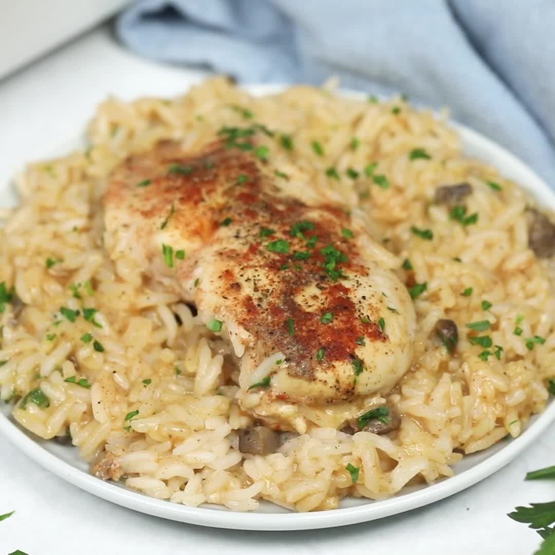 Creamy Chicken and Rice Bake