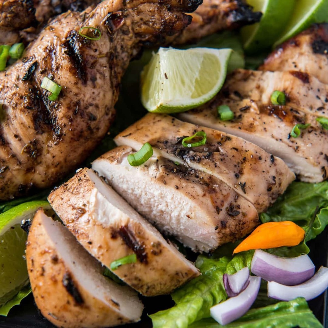 Easy Grilled Jerk Chicken with Spicy Marinade